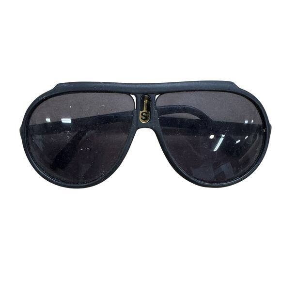 Vintage "Sports" Mens Aviator Sunglasses Black Frames - READ - LN - Picture 1 of 4